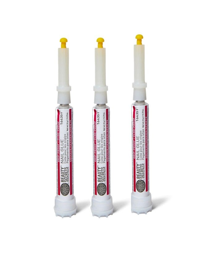 Beauty Secrets Drip & Clog Proof Nail Glue (3 Pack) - Image 1